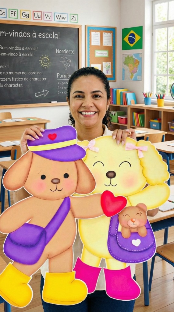 Mural Bobbie Goods - Apostila de Moldes Gigantes